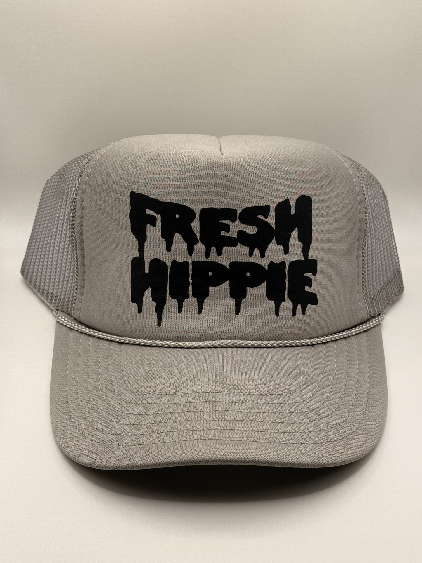 Hippie Trucker Grey and Black