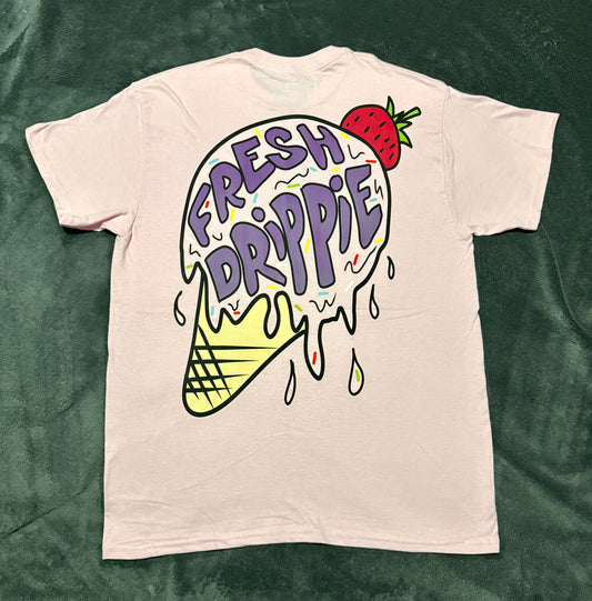 Fresh Drippie Strawberry Ice Cream