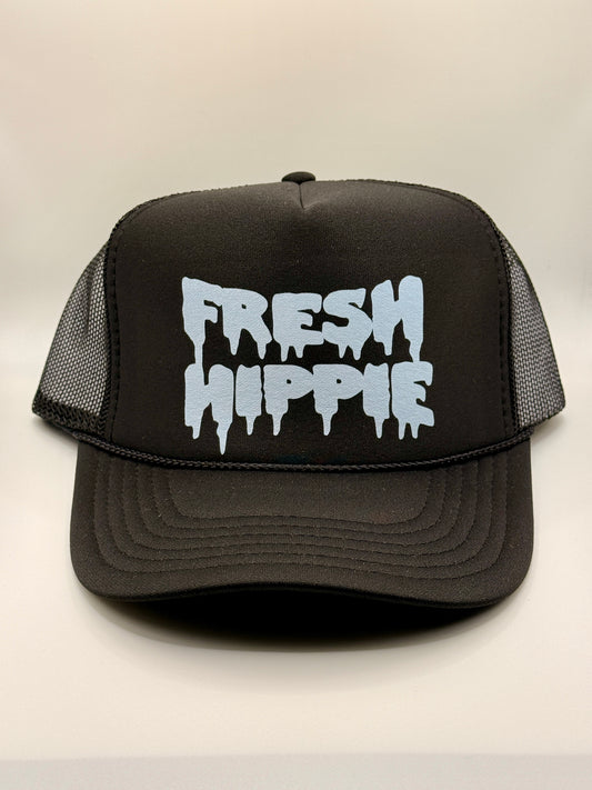 Hippie Trucker Black and White