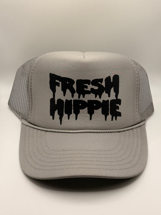 Hippie Trucker Grey and Black