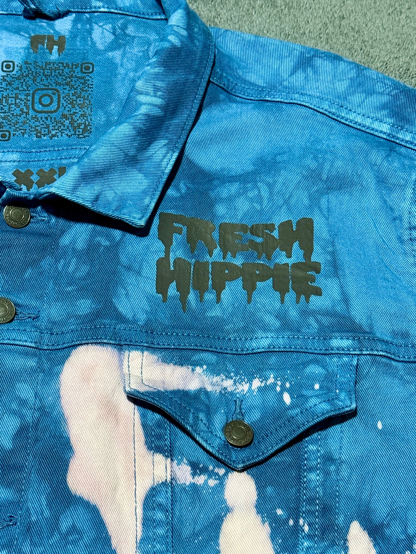 Retro Hippie Jean Jacket 1of1