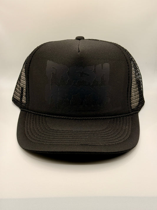 Hippie Trucker Black on Black